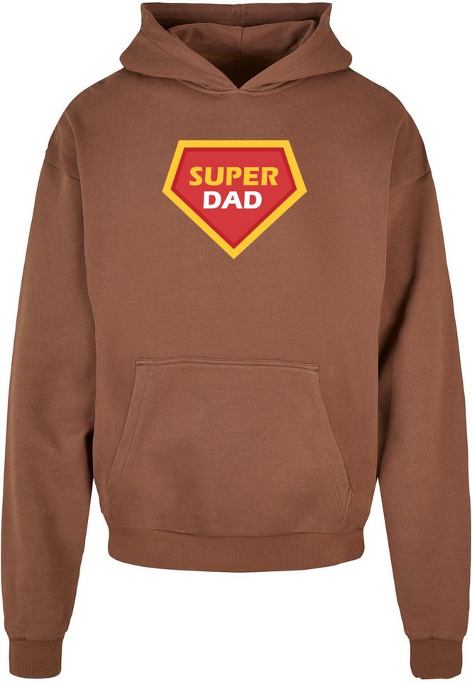 Merchcode Kapuzensweatshirt Merchcode Herren Fathers Day - Super dad Ultra Heavy Hoody (1-tlg) von Merchcode