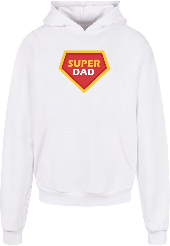 Merchcode Kapuzensweatshirt Merchcode Herren Fathers Day - Super dad Ultra Heavy Hoody (1-tlg) von Merchcode