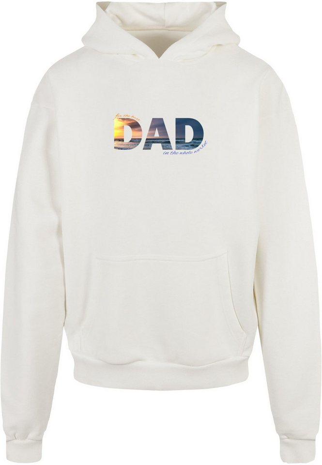 Merchcode Kapuzensweatshirt Merchcode Herren For The Best Dad Ultra Heavy Cotton Box Hoody (1-tlg) von Merchcode