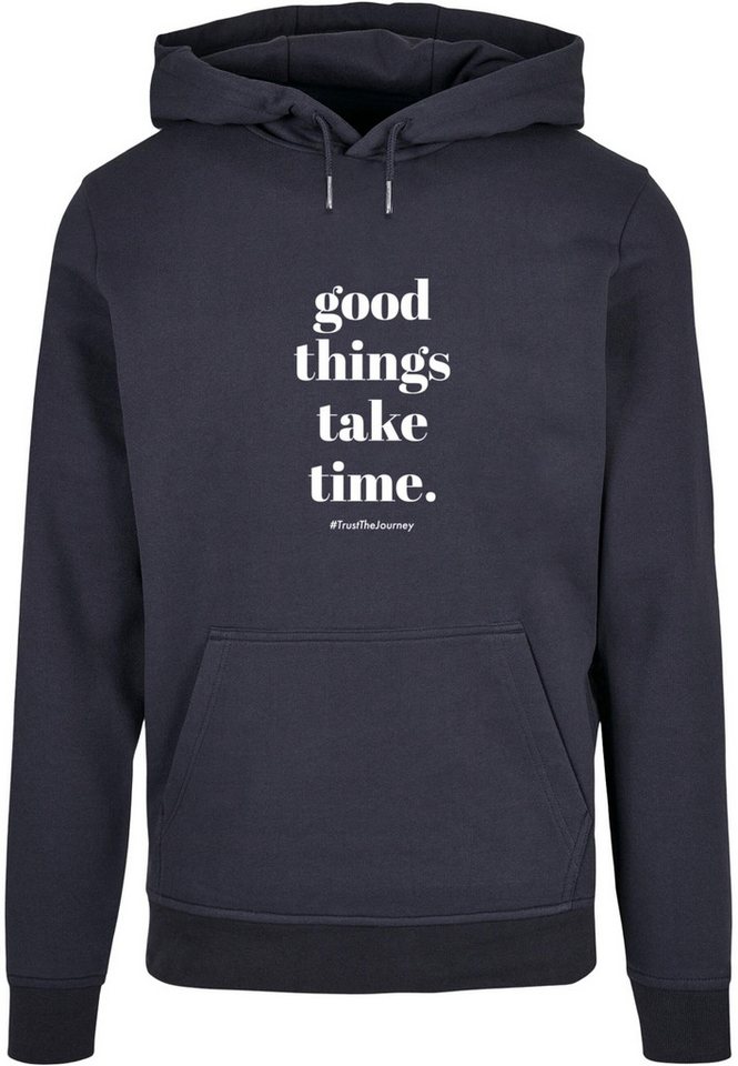 Merchcode Kapuzensweatshirt Merchcode Herren Good Things Take Time Basic Hoody (1-tlg) von Merchcode