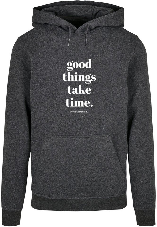 Merchcode Kapuzensweatshirt Merchcode Herren Good Things Take Time Basic Hoody (1-tlg) von Merchcode