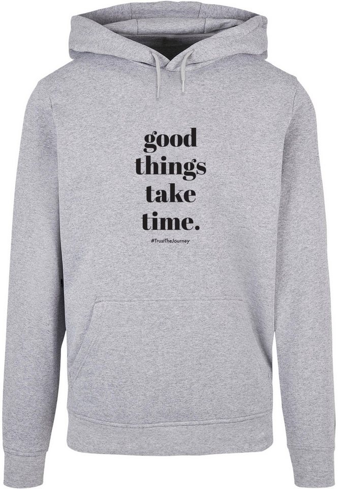 Merchcode Kapuzensweatshirt Merchcode Herren Good Things Take Time Basic Hoody (1-tlg) von Merchcode