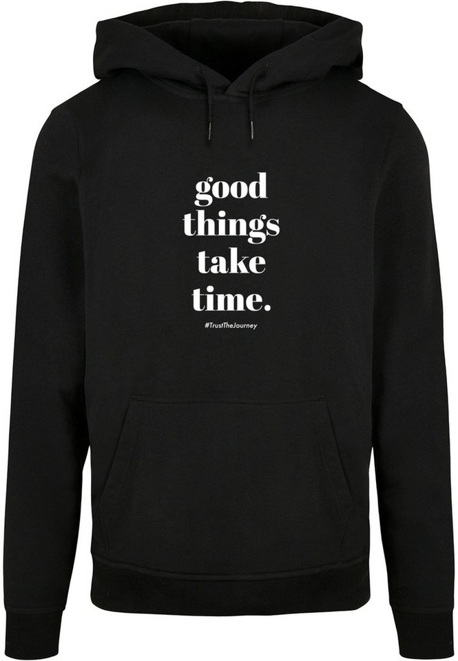 Merchcode Kapuzensweatshirt Merchcode Herren Good Things Take Time Basic Hoody (1-tlg) von Merchcode