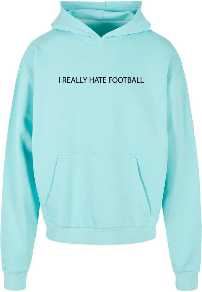 Merchcode Kapuzensweatshirt Merchcode Herren Hate Football Ultra Heavy Hoody (1-tlg) von Merchcode