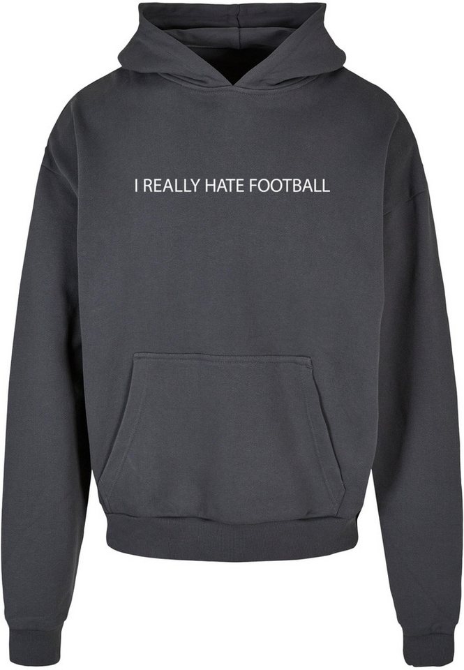 Merchcode Kapuzensweatshirt Merchcode Herren Hate Football Ultra Heavy Hoody (1-tlg) von Merchcode