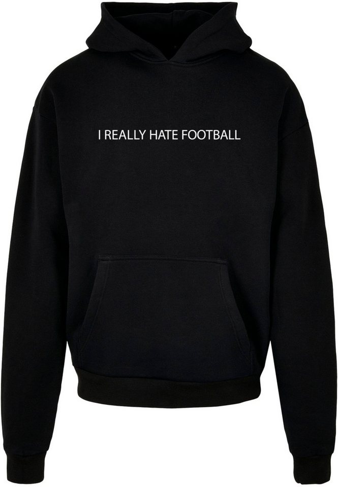 Merchcode Kapuzensweatshirt Merchcode Herren Hate Football Ultra Heavy Hoody (1-tlg) von Merchcode