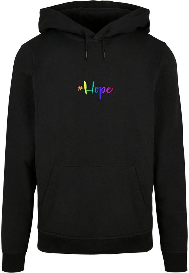 Merchcode Kapuzensweatshirt Merchcode Herren Hope Rainbow Basic Hoody (1-tlg) von Merchcode