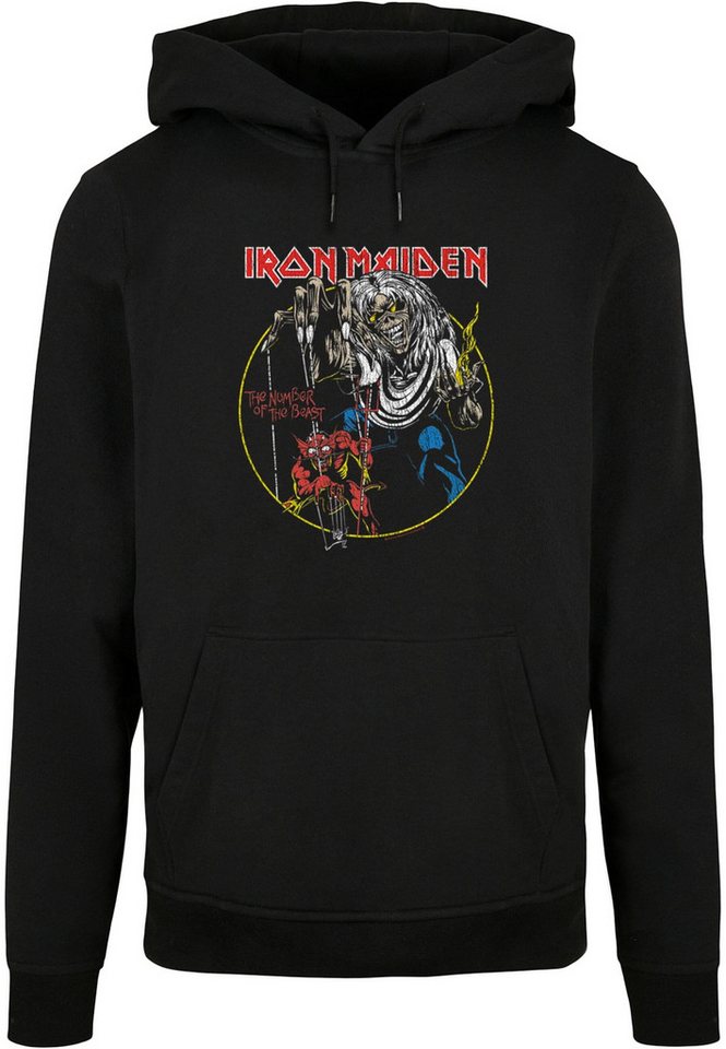 Merchcode Kapuzensweatshirt Merchcode Herren Iron Maiden - Colours Circle Basic Hoody (1-tlg) von Merchcode