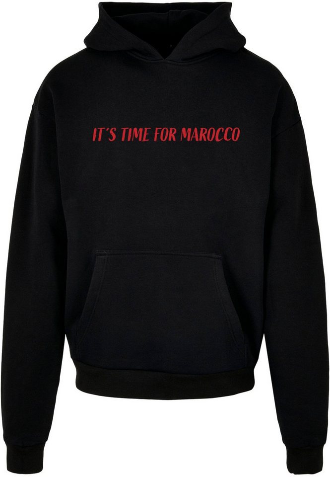 Merchcode Kapuzensweatshirt Merchcode Herren Its Time For Marocco Ultra Heavy Hoody (1-tlg) von Merchcode