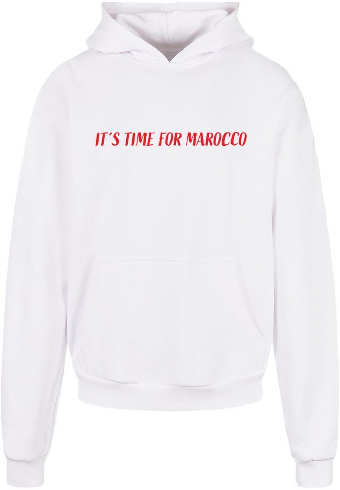 Merchcode Kapuzensweatshirt Merchcode Herren Its Time For Marocco Ultra Heavy Hoody (1-tlg) von Merchcode