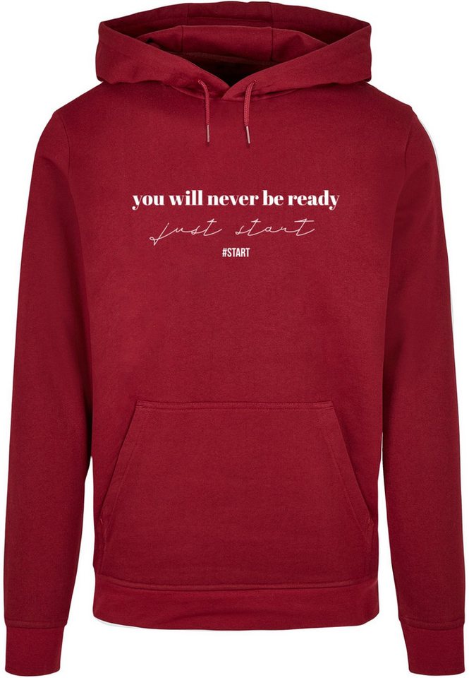 Merchcode Kapuzensweatshirt Merchcode Herren Just Start Basic Hoody (1-tlg) von Merchcode