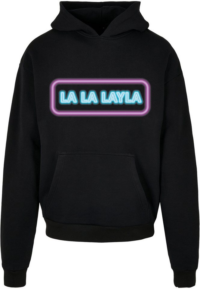 Merchcode Kapuzensweatshirt Merchcode Herren LA LA LAYLA Ultra Heavy Hoody (1-tlg) von Merchcode