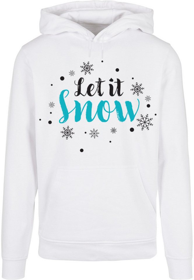 Merchcode Kapuzensweatshirt Merchcode Herren Let it snow Basic Hoody (1-tlg) von Merchcode