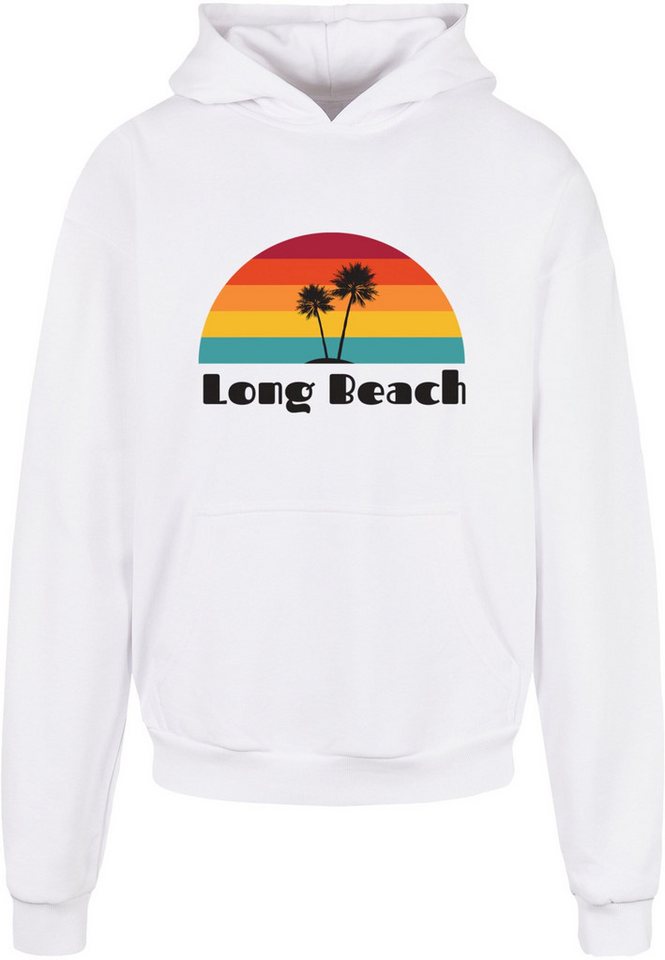 Merchcode Kapuzensweatshirt Merchcode Herren Long Beach Ultra Heavy Hoody (1-tlg) von Merchcode