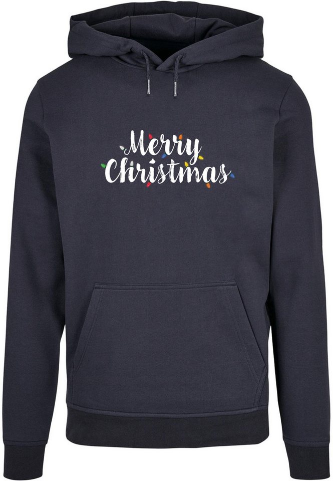 Merchcode Kapuzensweatshirt Merchcode Herren Merry Christmas Lights Basic Hoody (1-tlg) von Merchcode