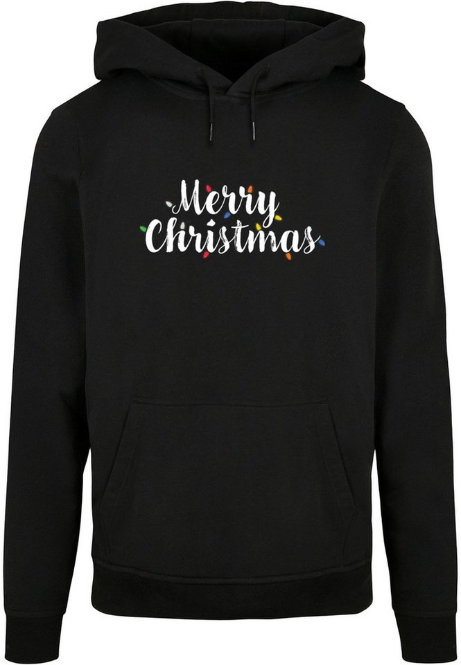 Merchcode Kapuzensweatshirt Merchcode Herren Merry Christmas Lights Basic Hoody (1-tlg) von Merchcode