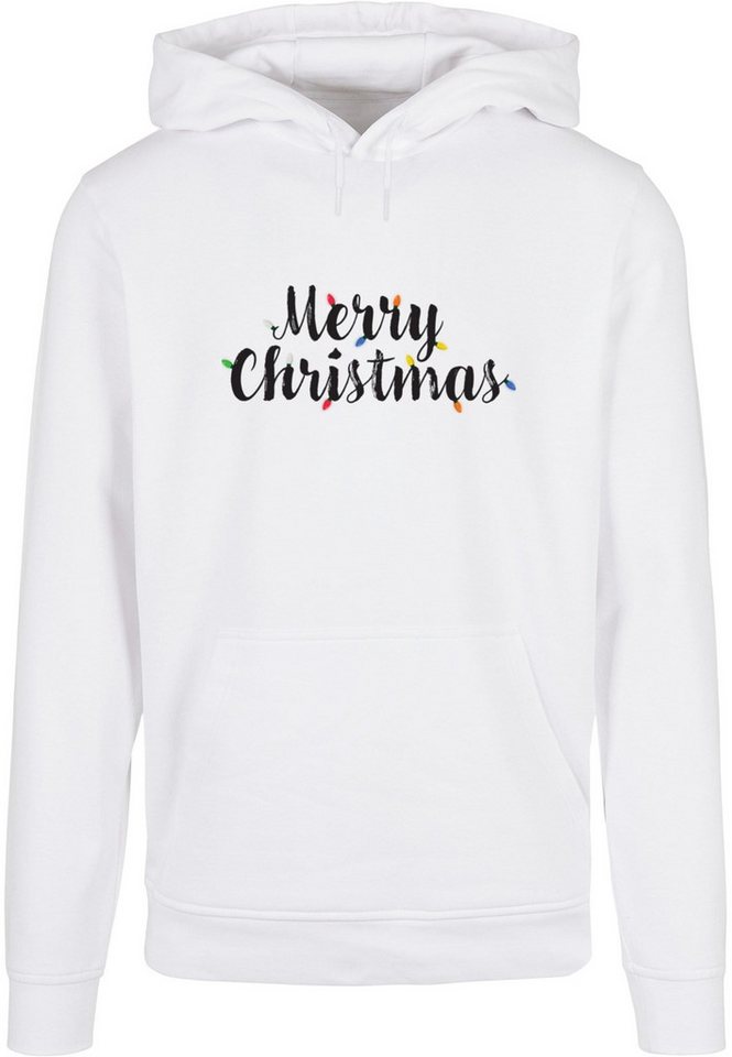 Merchcode Kapuzensweatshirt Merchcode Herren Merry Christmas Lights Basic Hoody (1-tlg) von Merchcode