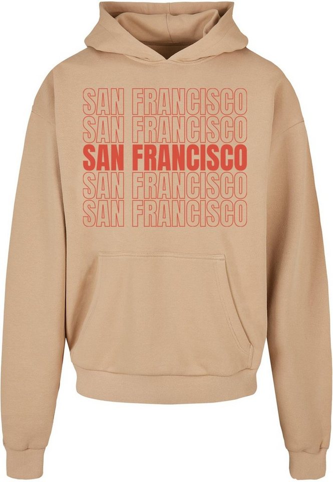 Merchcode Kapuzensweatshirt Merchcode Herren San Francisco Ultra Heavy Hoody (1-tlg) von Merchcode