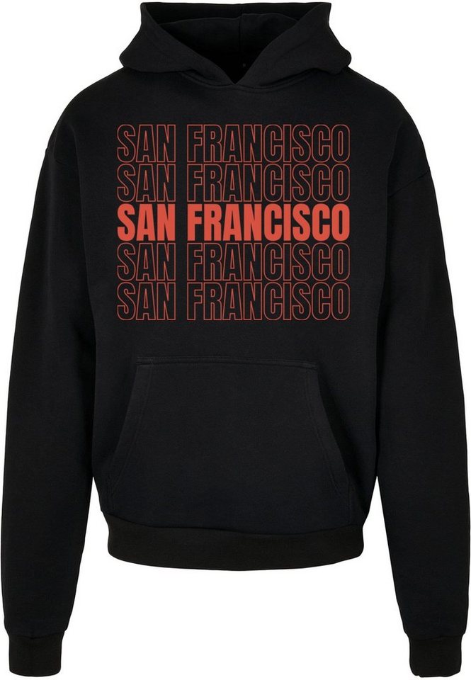 Merchcode Kapuzensweatshirt Merchcode Herren San Francisco Ultra Heavy Hoody (1-tlg) von Merchcode