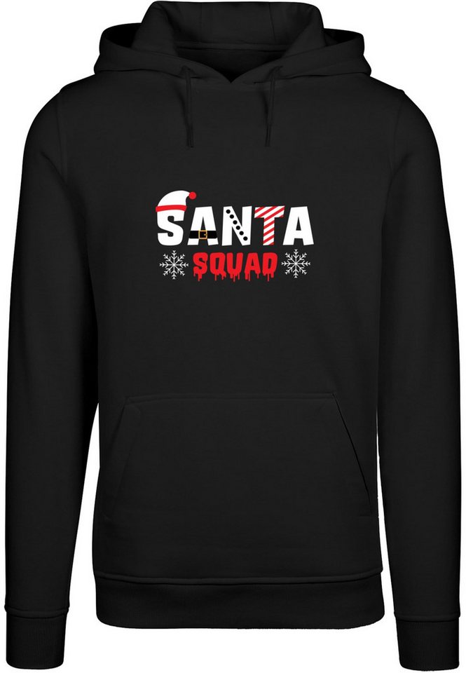 Merchcode Kapuzensweatshirt Merchcode Herren Santa Squad Heavy Hoody (1-tlg) von Merchcode