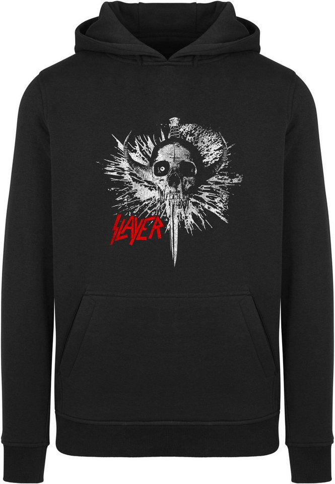 Merchcode Kapuzensweatshirt Merchcode Herren Slayer - Death Dagger Heavy Hoody (1-tlg) von Merchcode