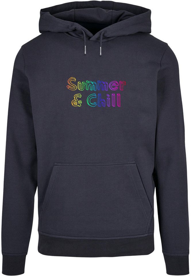 Merchcode Kapuzensweatshirt Merchcode Herren Summer And Chill Rainbow Basic Hoody (1-tlg) von Merchcode