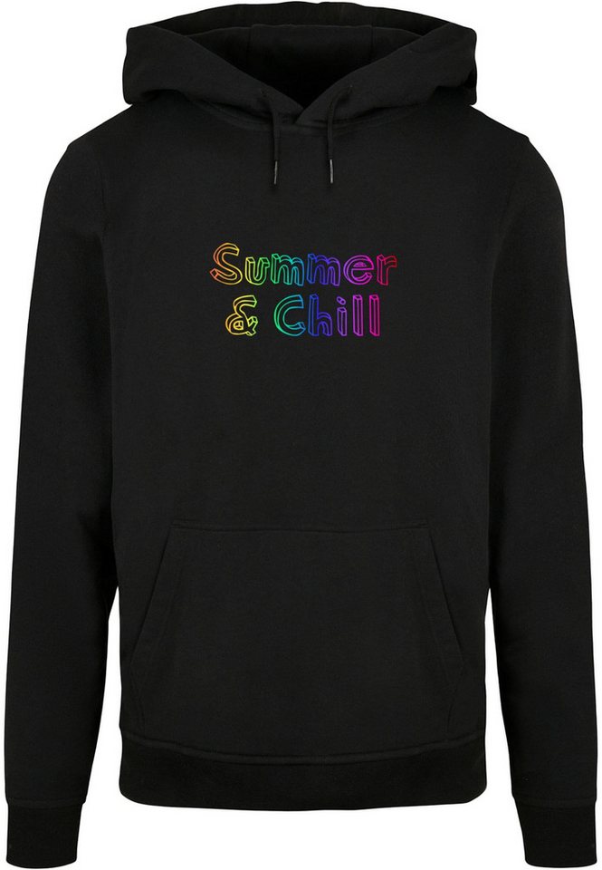 Merchcode Kapuzensweatshirt Merchcode Herren Summer And Chill Rainbow Basic Hoody (1-tlg) von Merchcode