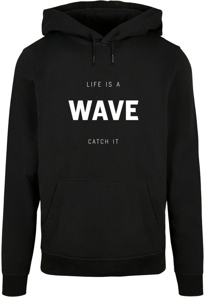 Merchcode Kapuzensweatshirt Merchcode Herren Summer - Life is a wave Basic Hoody (1-tlg) von Merchcode