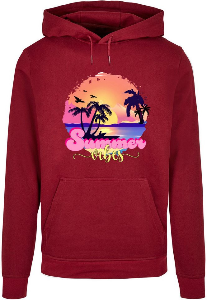 Merchcode Kapuzensweatshirt Merchcode Herren Summer Vibes Sunset Basic Hoody (1-tlg) von Merchcode