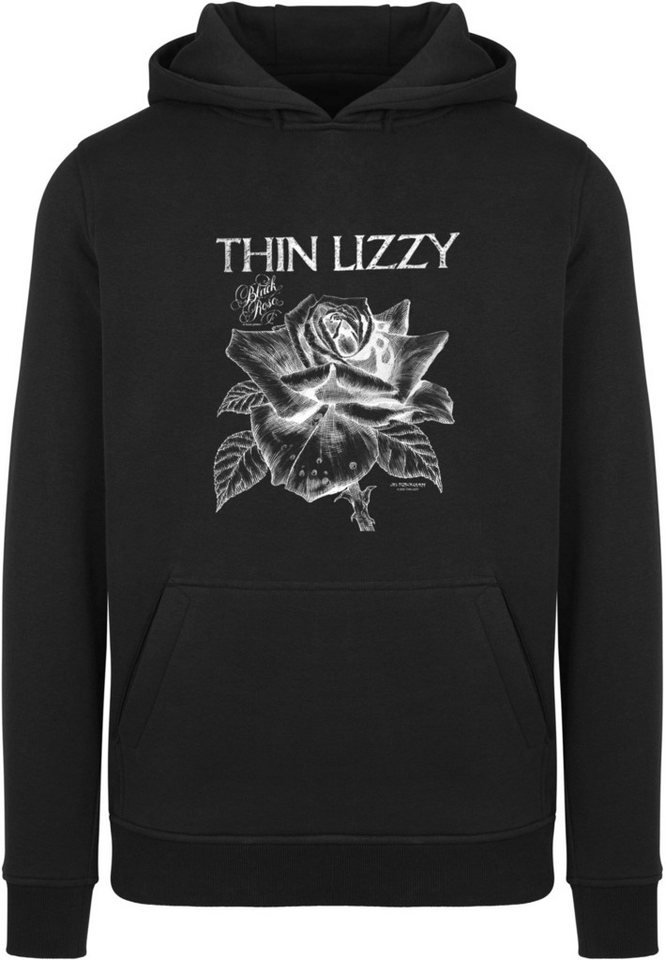 Merchcode Kapuzensweatshirt Merchcode Herren Thin Lizzy - TL Blackrose Heavy Hoody (1-tlg) von Merchcode