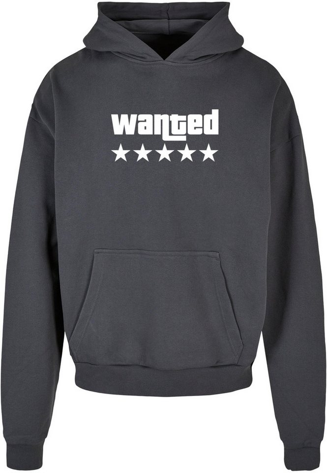 Merchcode Kapuzensweatshirt Merchcode Herren Wanted Ultra Heavy Hoody (1-tlg) von Merchcode