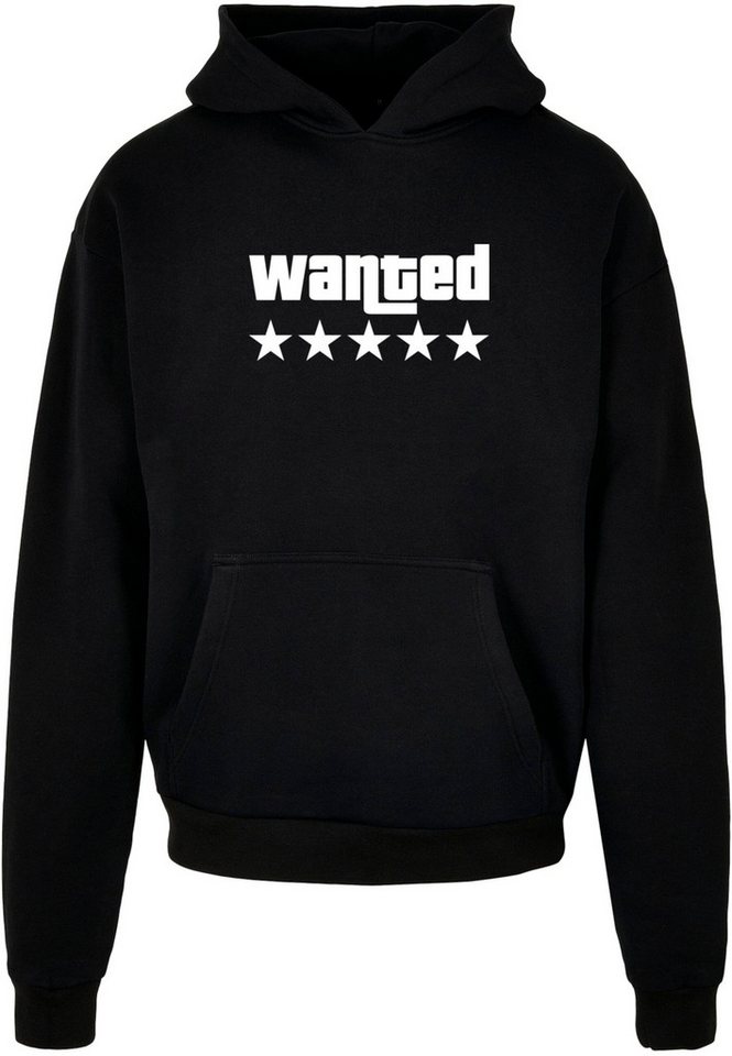 Merchcode Kapuzensweatshirt Merchcode Herren Wanted Ultra Heavy Hoody (1-tlg) von Merchcode