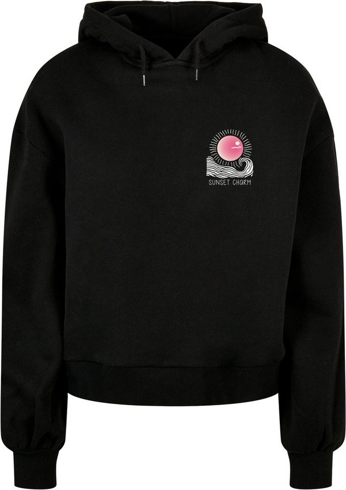 Merchcode Hoodie Ladies Sunset Charm Oversized Hoody von Merchcode