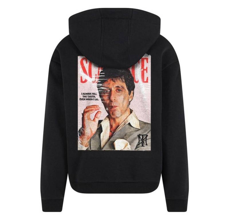 Merchcode Hoodie Scarface Magazine Cover Fluffy Hoodie von Merchcode