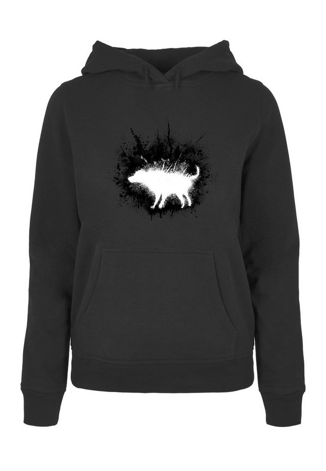 Merchcode Kapuzenpullover Merchcode Damen Ladies Dirty Dog Hoody (1-tlg) von Merchcode