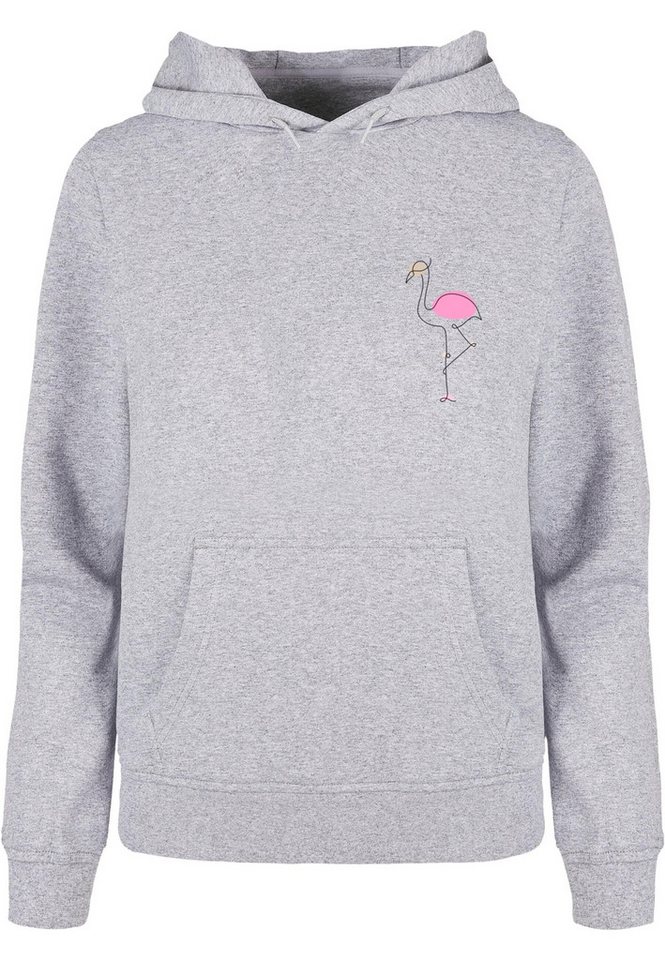 Merchcode Kapuzenpullover Merchcode Damen Ladies Flamingo Basic Hoody (1-tlg) von Merchcode