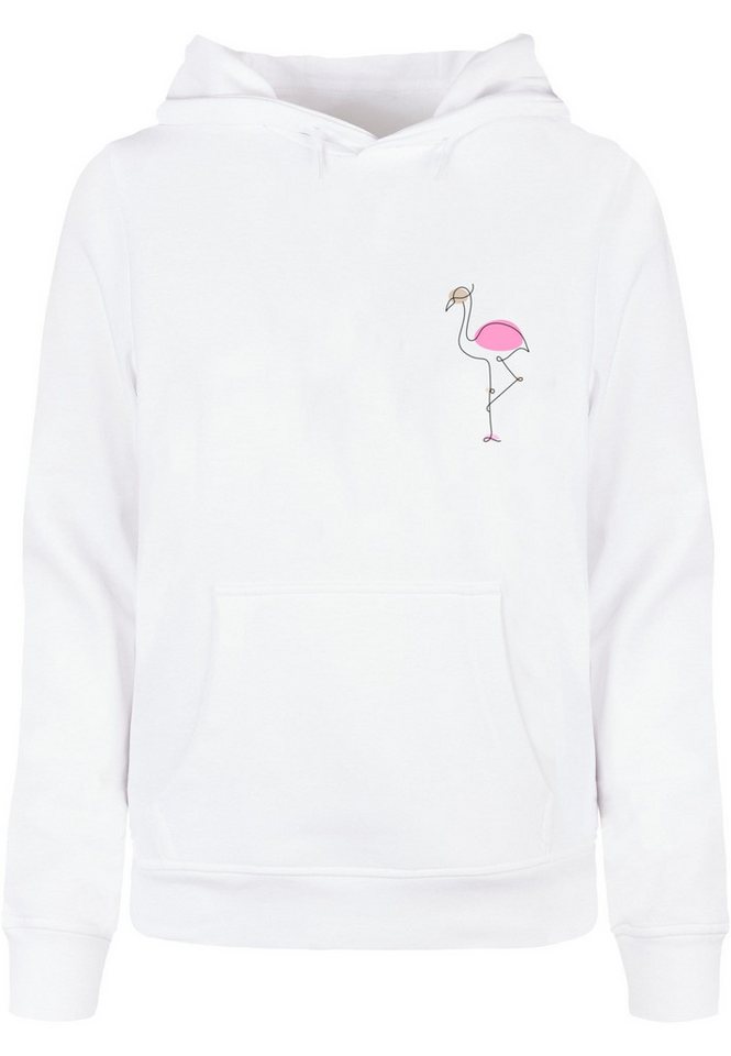 Merchcode Kapuzenpullover Merchcode Damen Ladies Flamingo Basic Hoody (1-tlg) von Merchcode