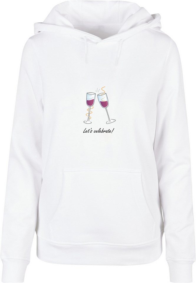 Merchcode Kapuzenpullover Merchcode Damen Ladies Lets celebrate Basic Hoody (1-tlg) von Merchcode