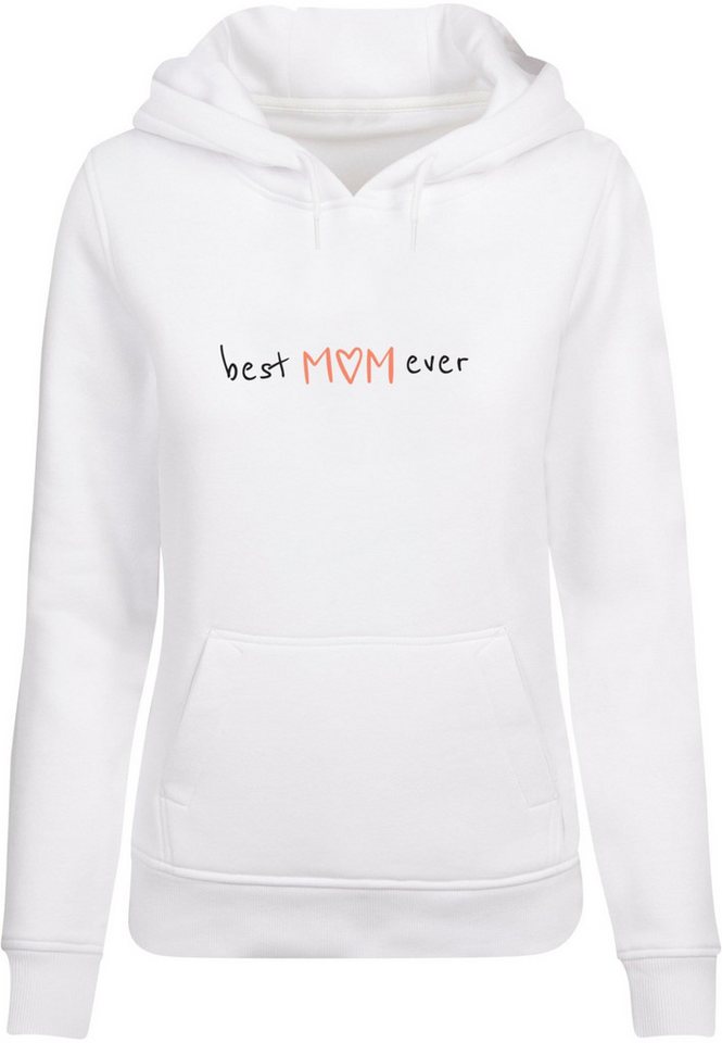 Merchcode Kapuzenpullover Merchcode Damen Ladies Mothers Day - Best mom ever Heavy Hoody (1-tlg) von Merchcode