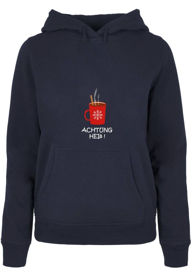 Merchcode Kapuzenpullover "Merchcode Damen Ladies Achtung heiss Basic Hoody", (1 tlg.) von Merchcode