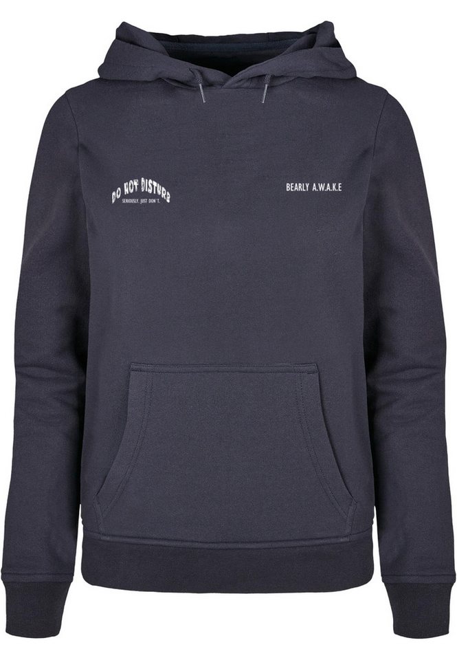 Merchcode Kapuzenpullover Merchcode Damen Ladies Barely Awake Basic Hoody (1-tlg) von Merchcode