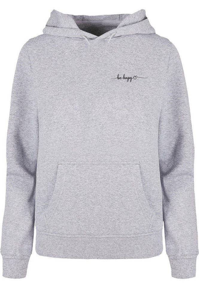 Merchcode Kapuzenpullover Merchcode Damen Ladies Be Happy Basic Hoody (1-tlg) von Merchcode