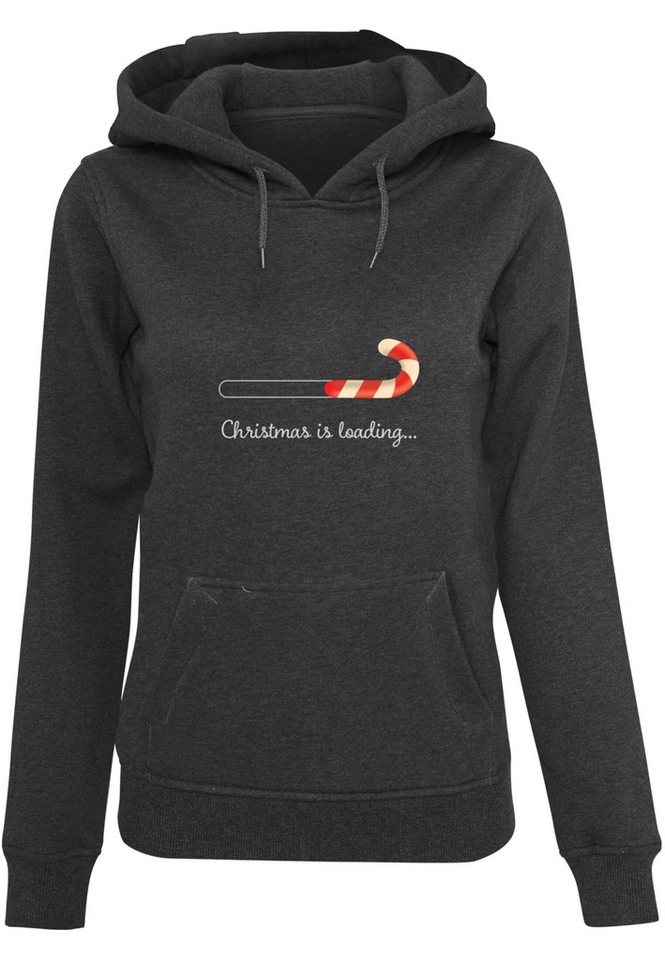 Merchcode Kapuzenpullover Merchcode Damen Ladies Christmas Loading Heavy Hoody (1-tlg) von Merchcode