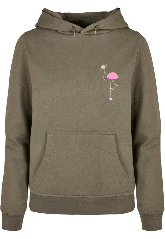 Merchcode Kapuzenpullover Merchcode Damen Ladies Flamingo Basic Hoody (1-tlg) von Merchcode