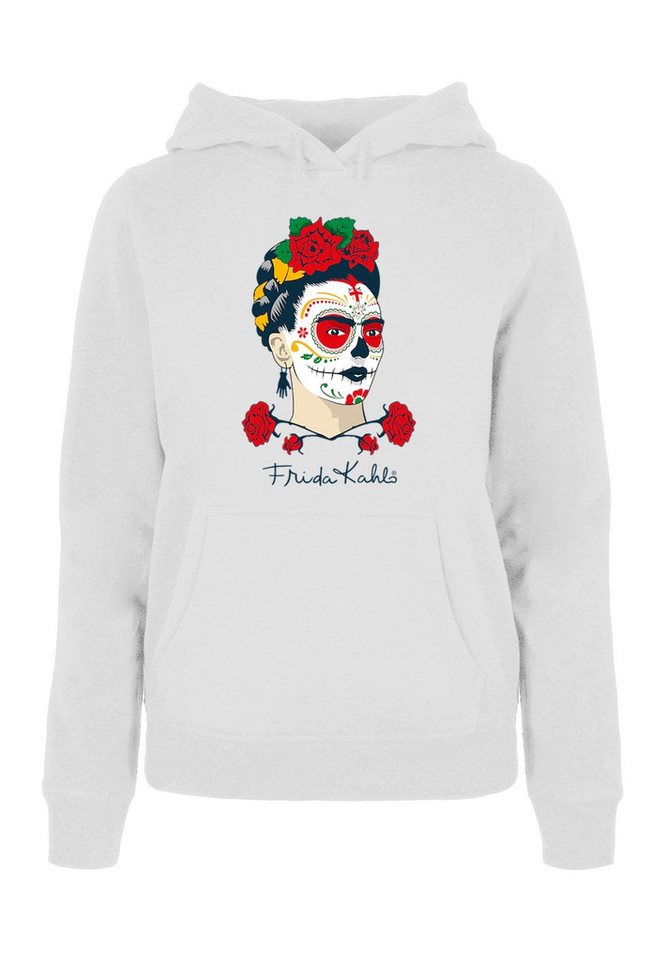 Merchcode Kapuzenpullover Merchcode Damen Ladies Frida Kahlo - Dia de los muertos Hoody (1-tlg) von Merchcode