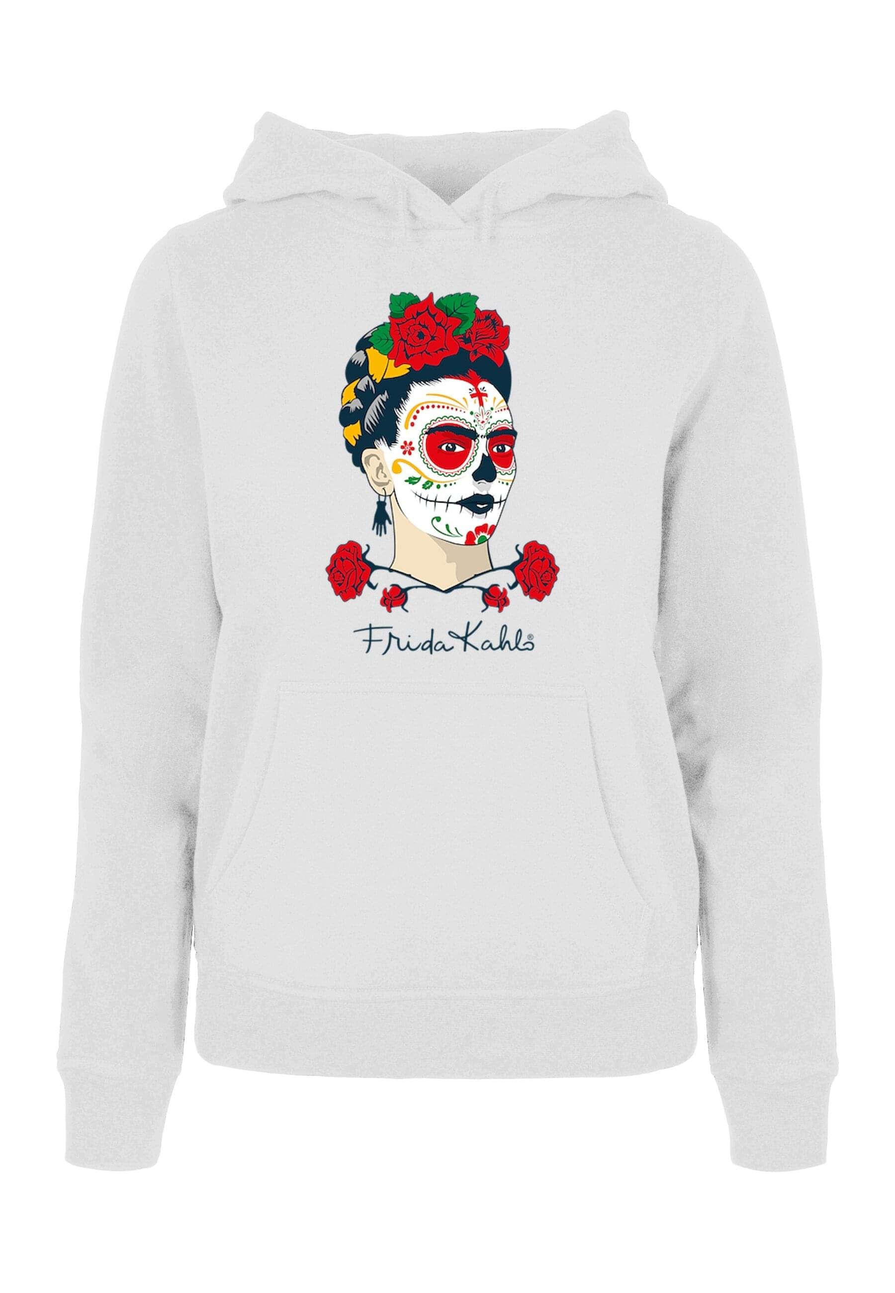 Merchcode Kapuzenpullover "Merchcode Damen Ladies Frida Kahlo - Dia de los muertos Hoody", (1 tlg.) von Merchcode