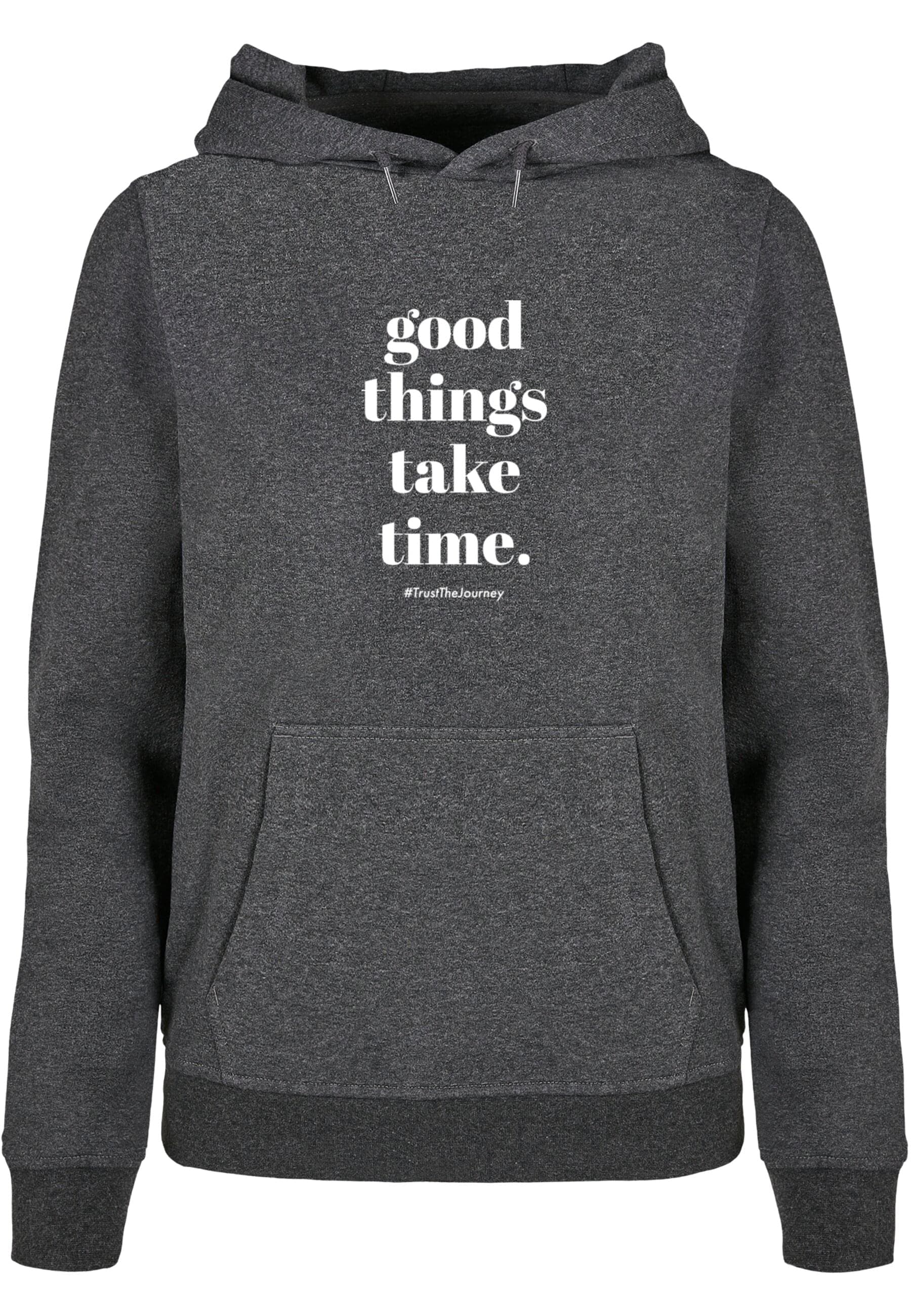 Merchcode Kapuzenpullover "Merchcode Damen Ladies Good Things Take Time Basic Hoody", (1 tlg.) von Merchcode