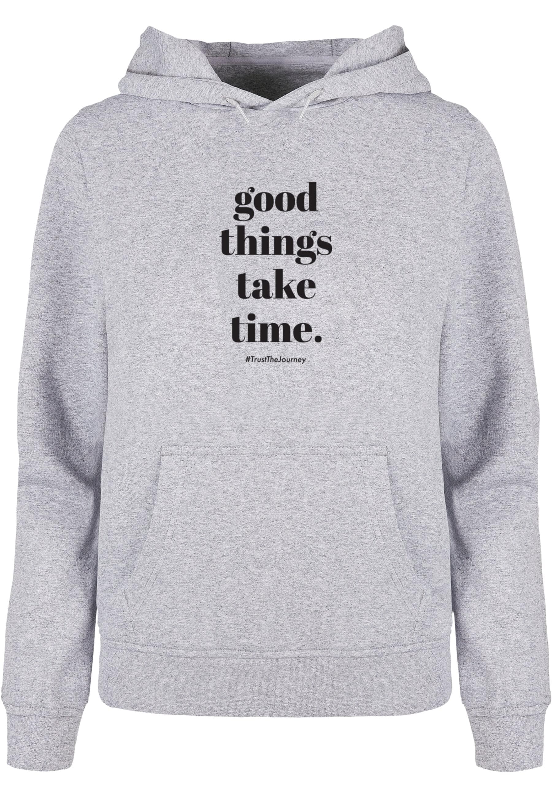 Merchcode Kapuzenpullover "Merchcode Damen Ladies Good Things Take Time Basic Hoody", (1 tlg.) von Merchcode