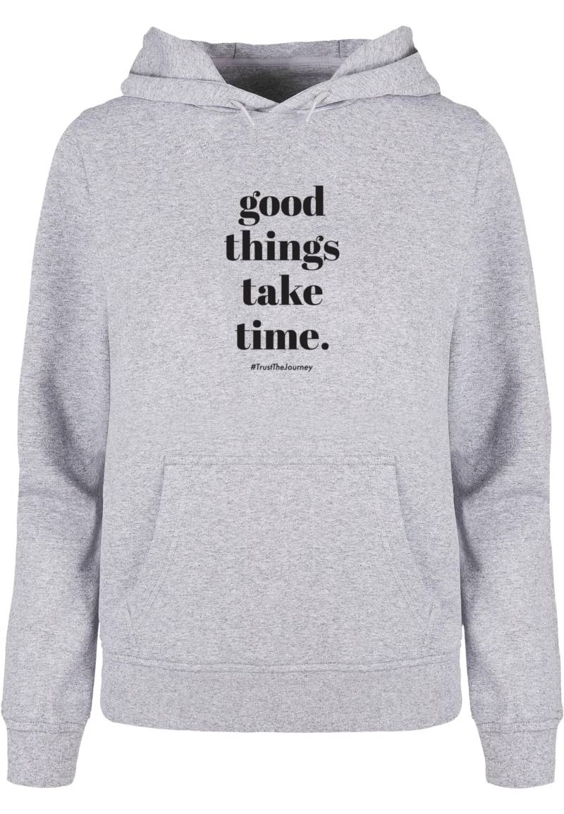 Merchcode Kapuzenpullover "Merchcode Damen Ladies Good Things Take Time Basic Hoody", (1 tlg.) von Merchcode