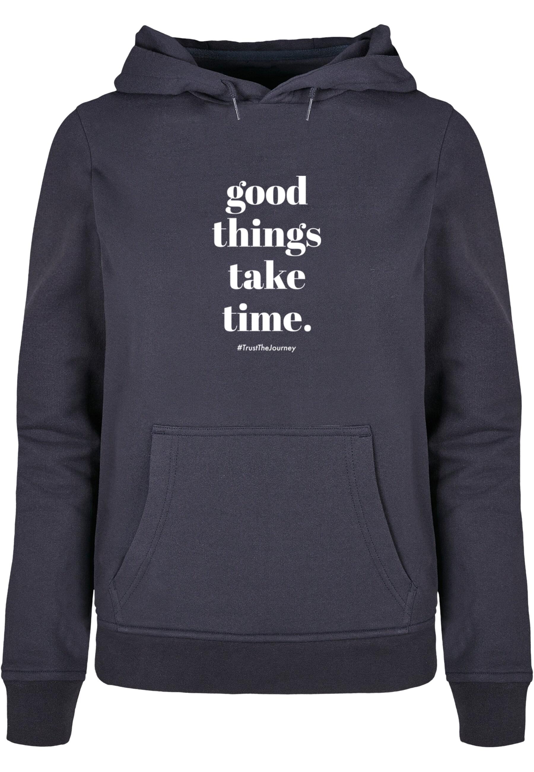 Merchcode Kapuzenpullover "Merchcode Damen Ladies Good Things Take Time Basic Hoody", (1 tlg.) Merchcode Kapuzenpullover "Merchcode Damen Ladies Good Things Take Time Basic Hoody", (1 tlg.) von Merchcode